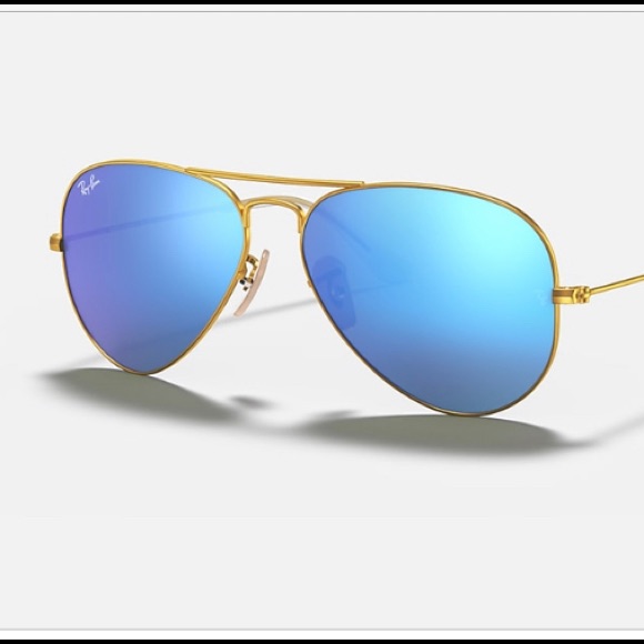 Ray Ban Aviator Flash Lenses (Blue)